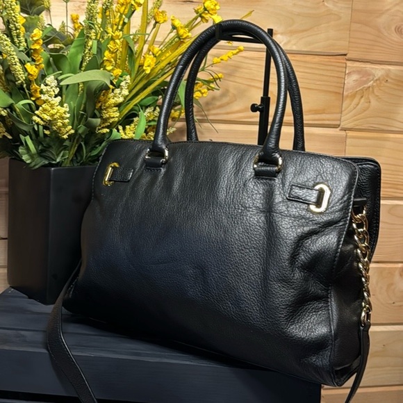 BEAUTIFUL MICHAEL KORS ASTRID LEATHER SATCHEL BAG - Picture 2 of 16